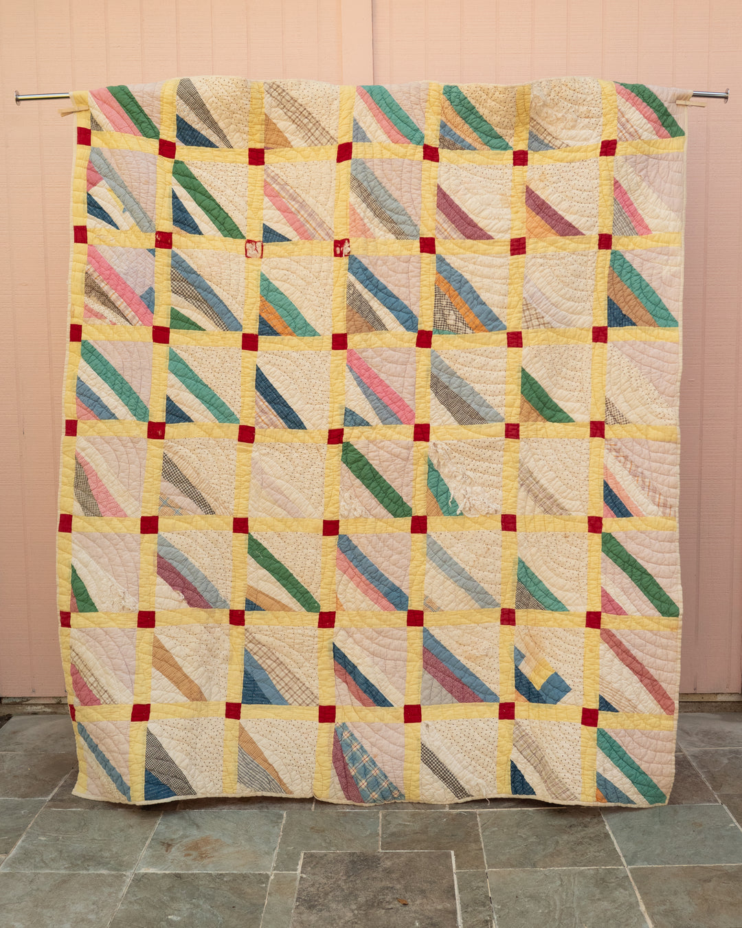 String Quilt Overalls