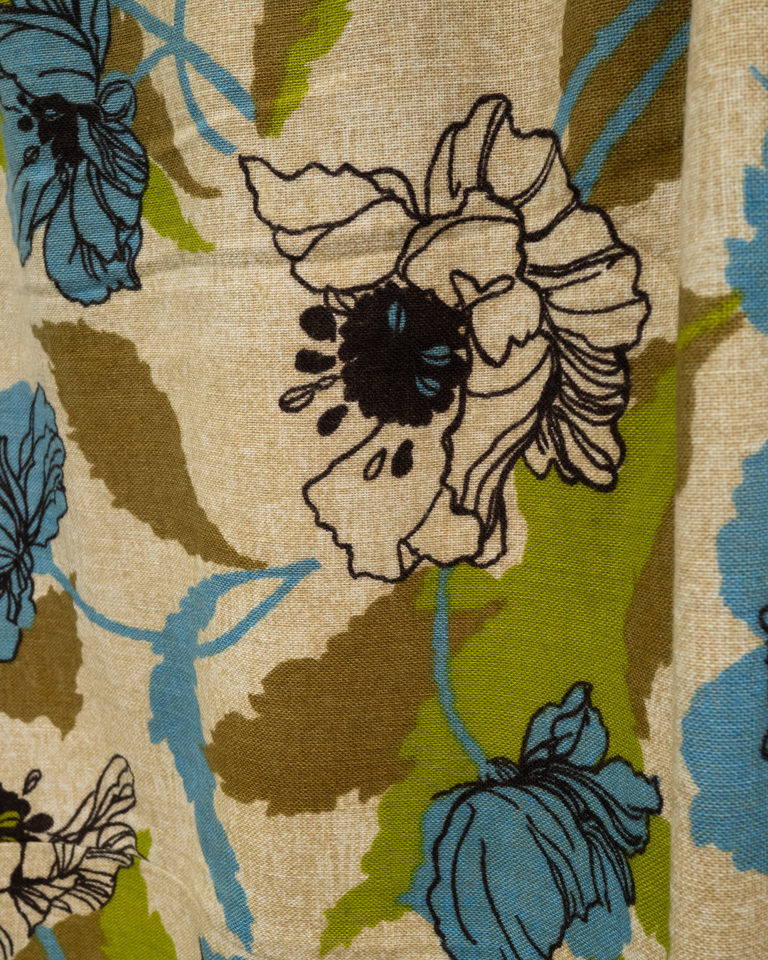 Floral Woven Blanket Half Snap Pullover