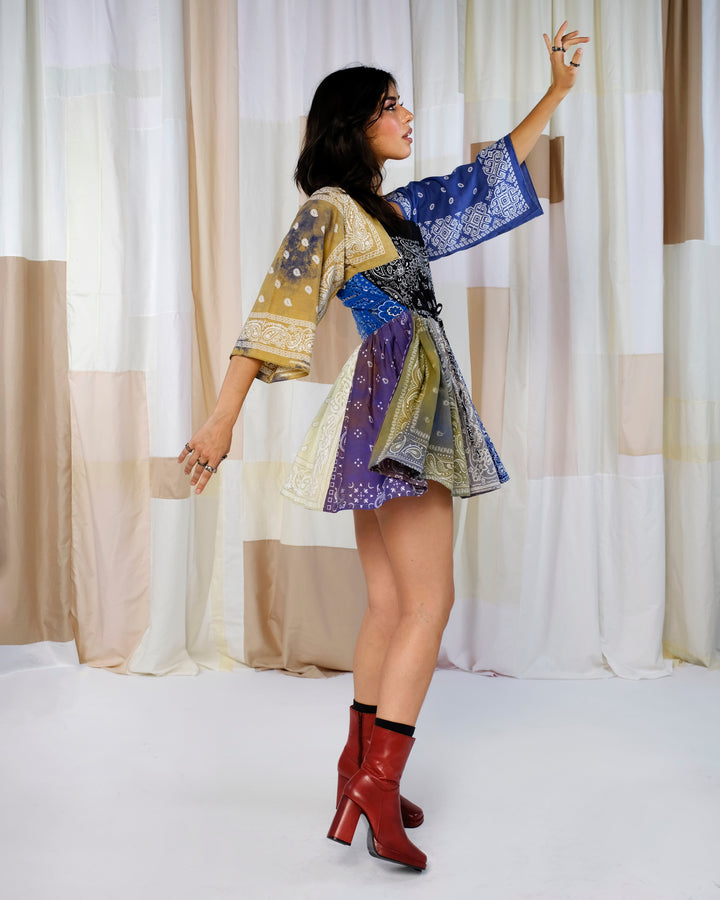 Ray Mini Dress - Indigo, S/M
