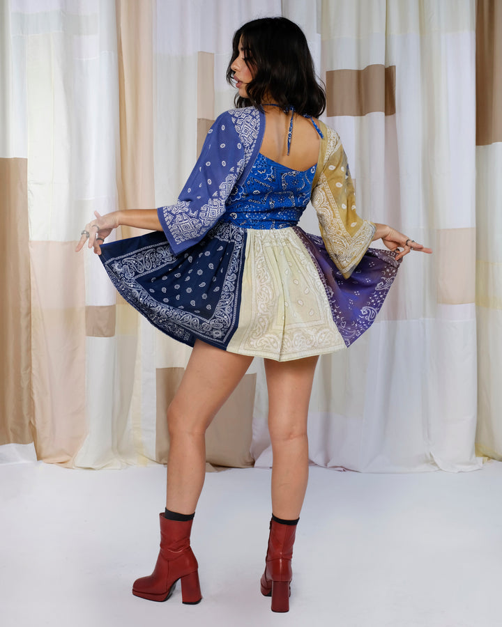 Ray Mini Dress - Indigo, S/M