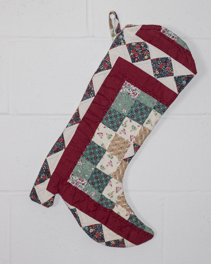 Patchwork Quilt Boot Stocking