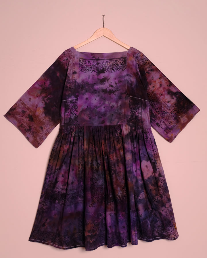 Tie Dye Midi Bandana Dress, S/M
