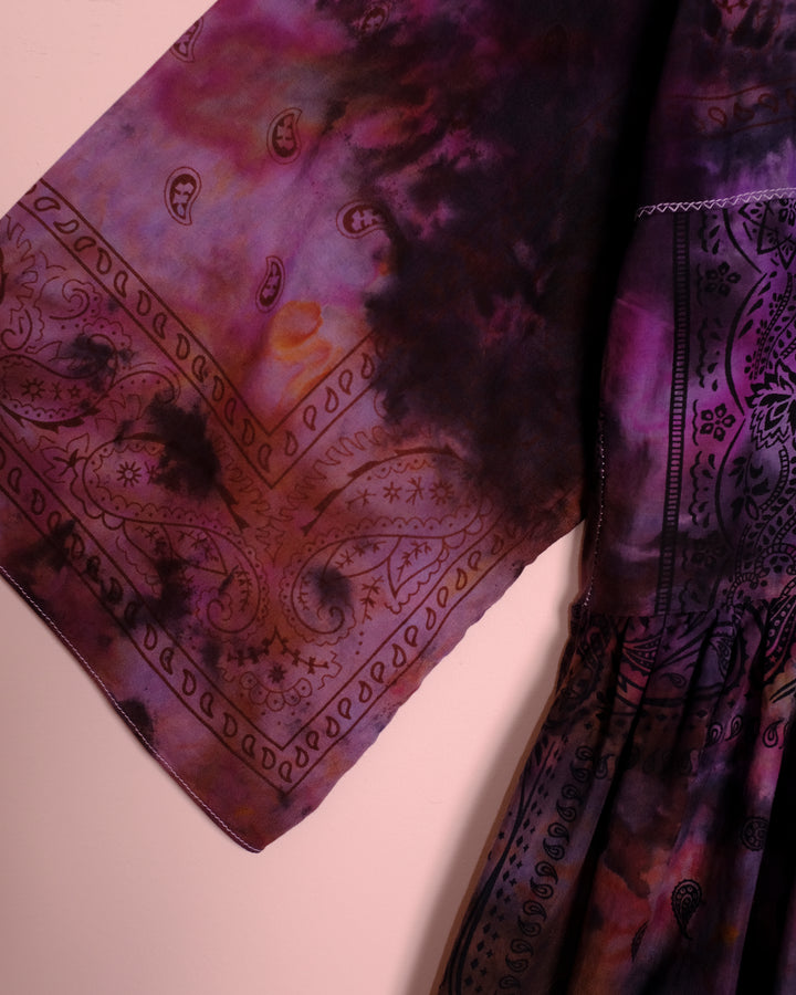 Tie Dye Midi Bandana Dress, S/M