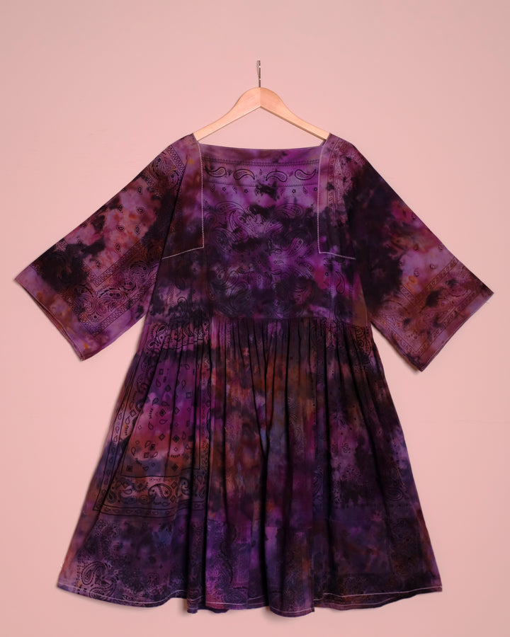 Tie Dye Midi Bandana Dress, S/M