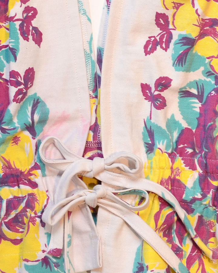 1950's Floral Graham Top, L
