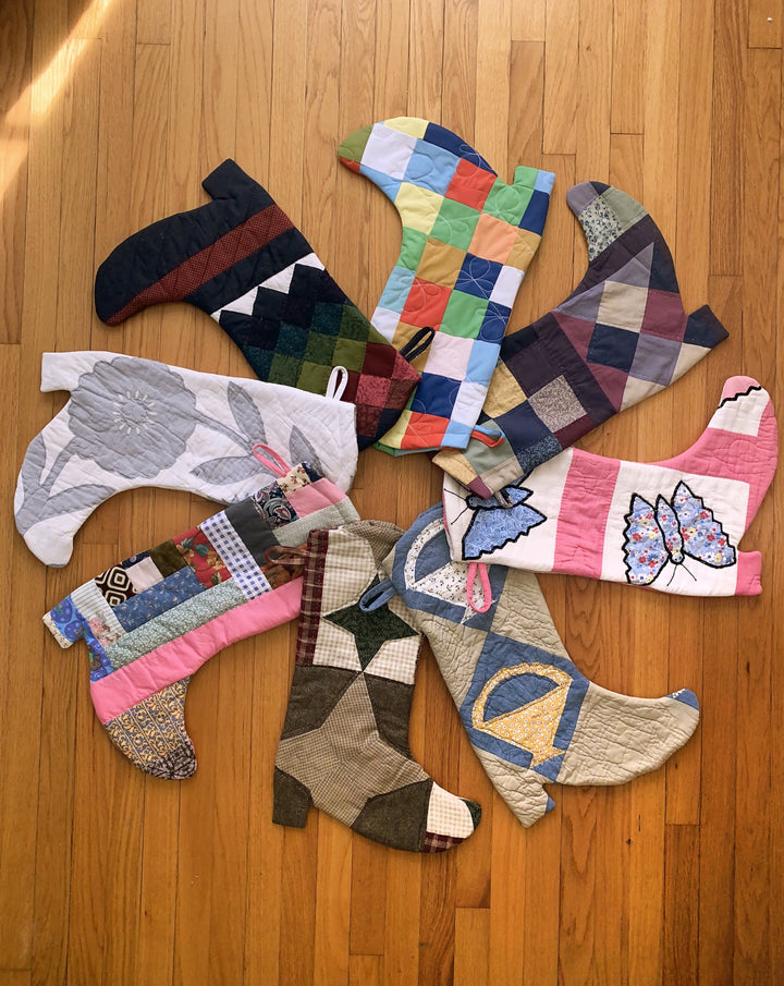 Upcycle Your Scraps - Stocking (Mailed in Materials)