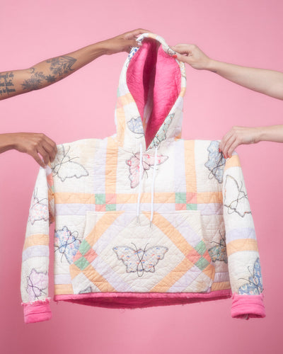 custom hoodie - quilt shop