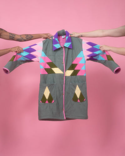 custom quilt jacket to duster charge