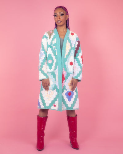 custom quilt jacket to duster charge